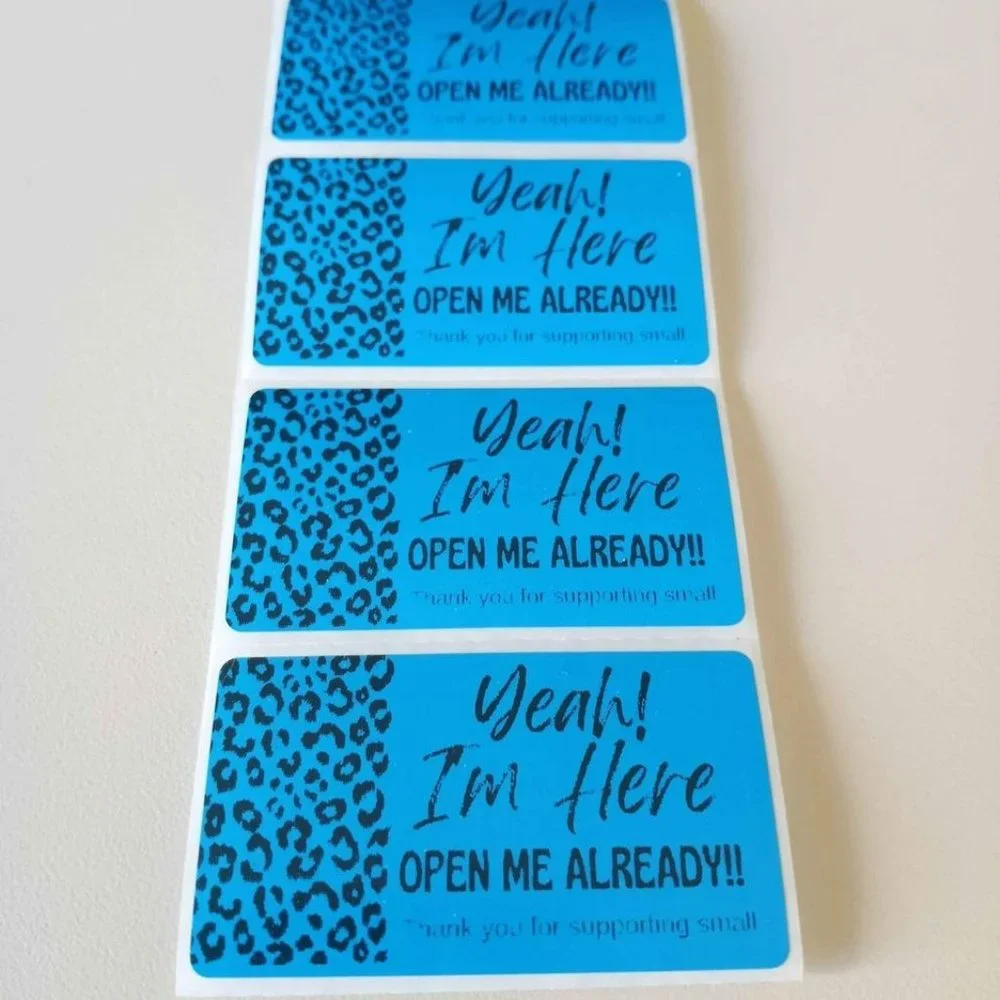 💙100 I'm Here- Shipping Labels Thermal Packaging Stickers 2.25